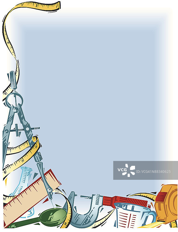 边框，测量工具图片素材