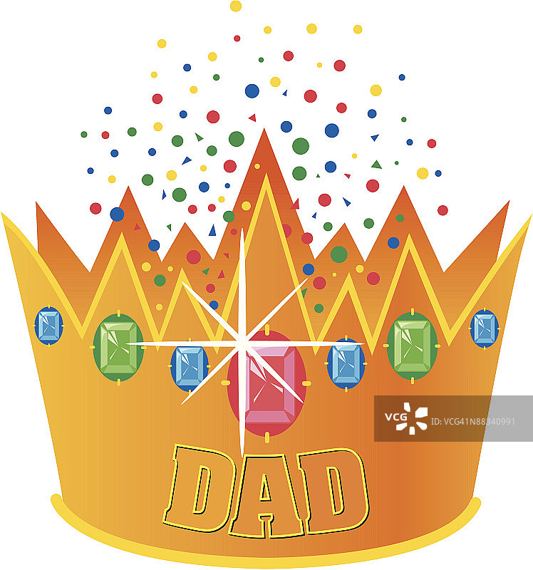 父亲主题珠宝皇冠图片素材