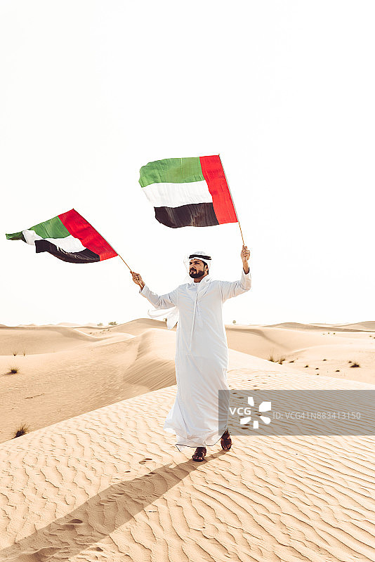 阿联酋国庆节沙漠风光图片素材
