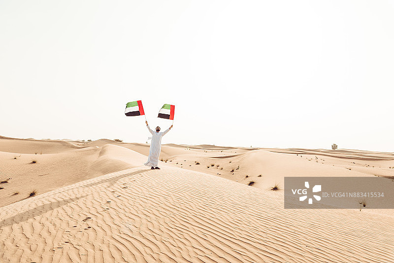 阿联酋国庆节沙漠风光图片素材