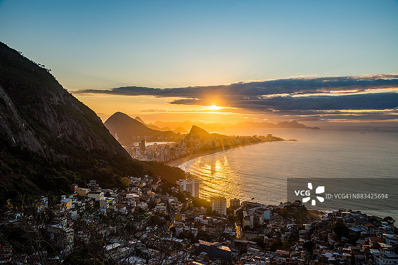 里约热内卢日出图片素材