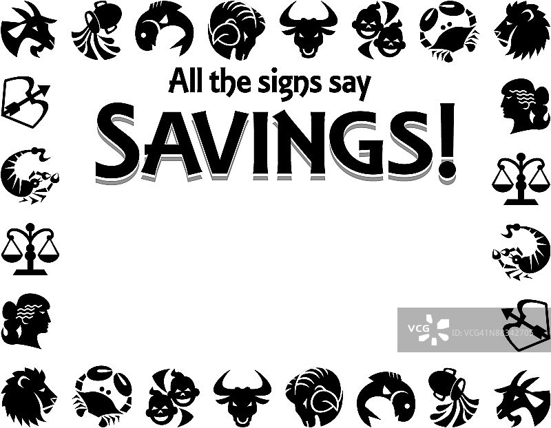 十二生肖灰色促销标题边框图片素材