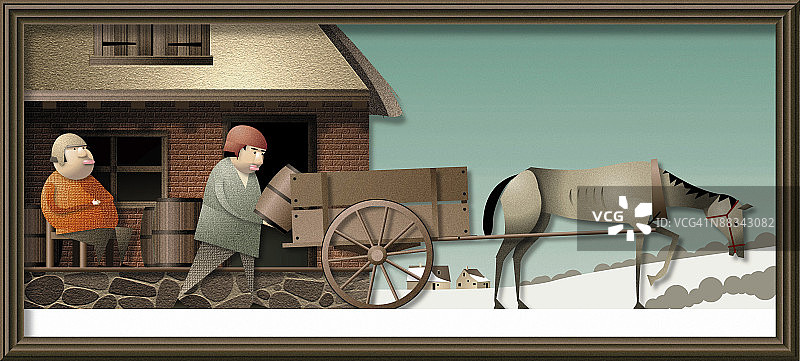 装货码头彩色低分辨率素材图片素材