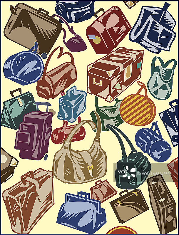 纹理行李箱包图片素材