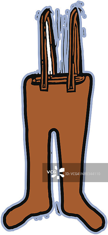 齐胸防水靴（彩色）图片素材