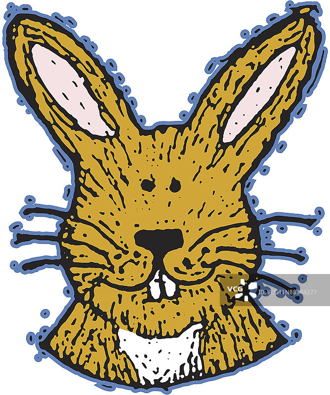 彩色兔子图片素材