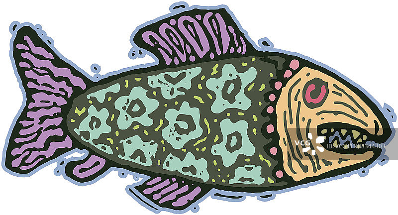 鱼的颜色图片素材