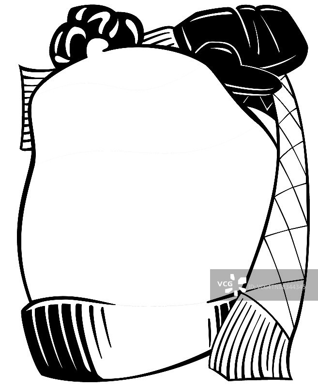 针织帽边框图片素材