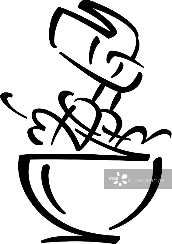 带碗搅拌机图片素材