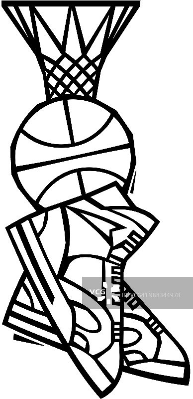 篮球元素设计图片素材