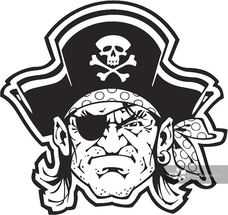 海盗主题元素组合：寻宝之旅图片素材