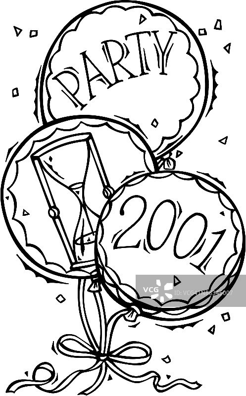 气球，派对，2001图片素材