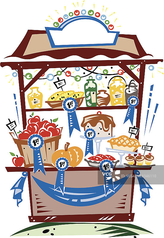 获奖食品展位图片素材