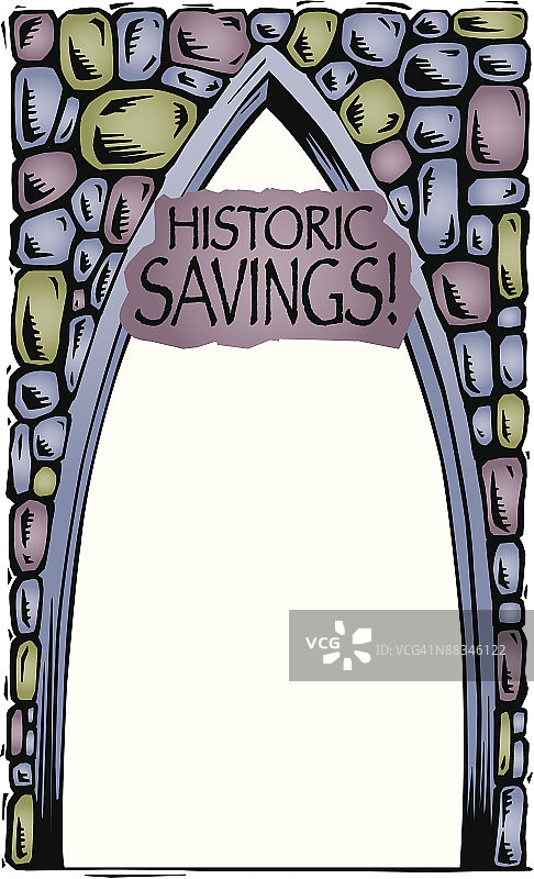 拱门彩色banner图片素材