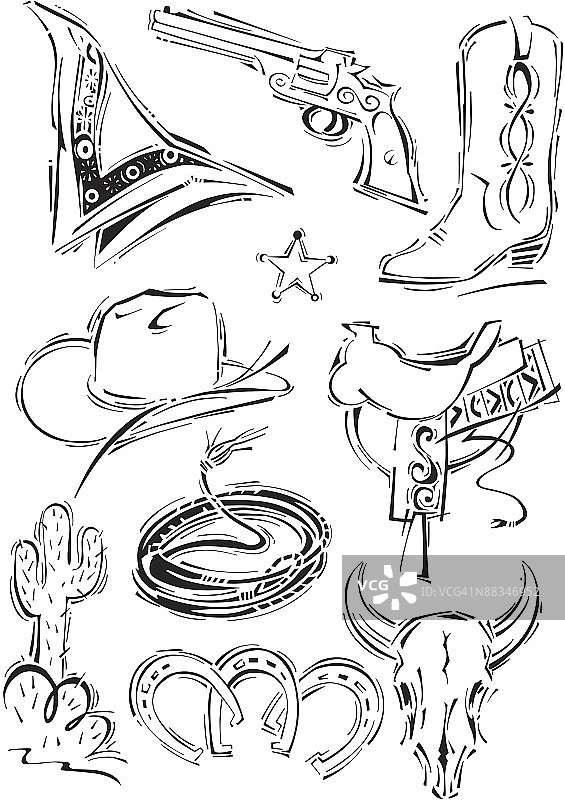 西方符号元素图片素材