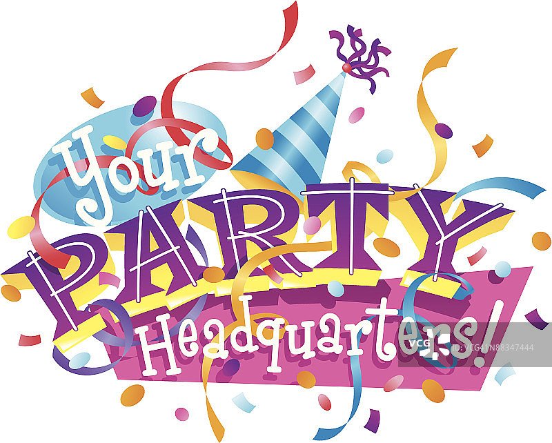 标题，您的派对总部图片素材