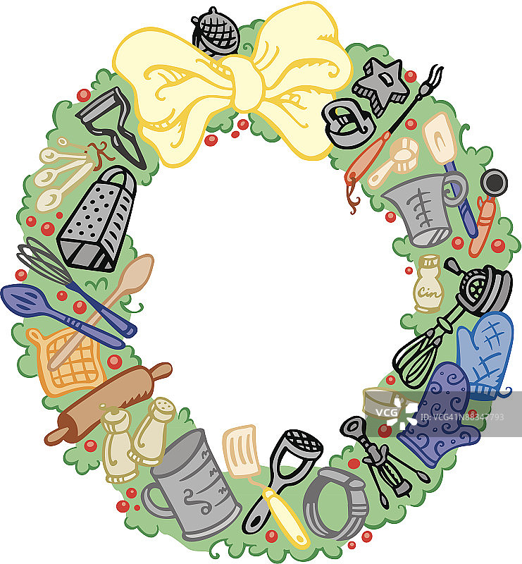 圣诞烹饪烘焙礼物图片素材