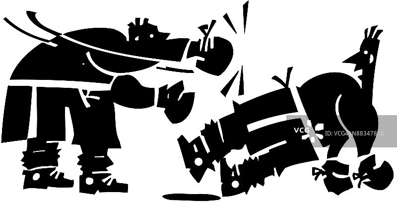 男人拳击图片素材