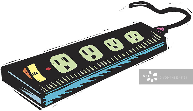 彩色电源板图片素材