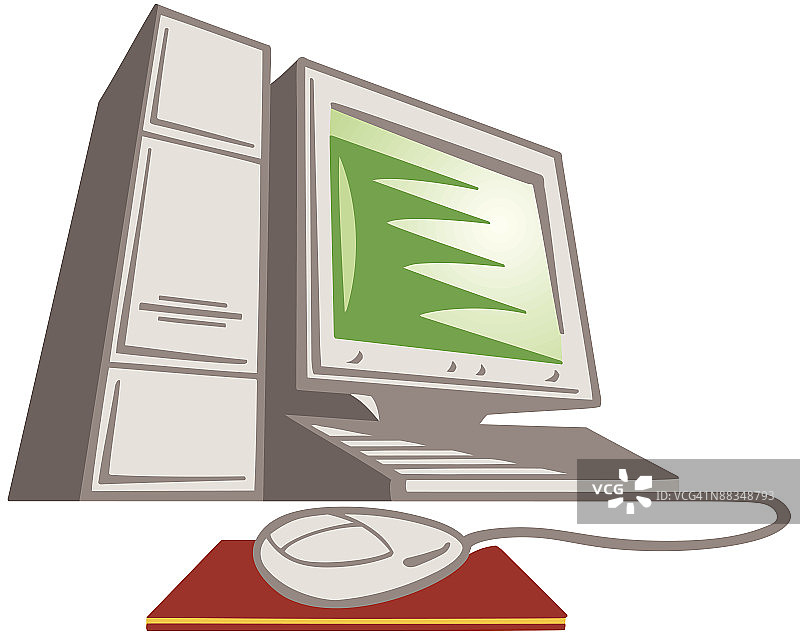 现代电脑设备图片素材