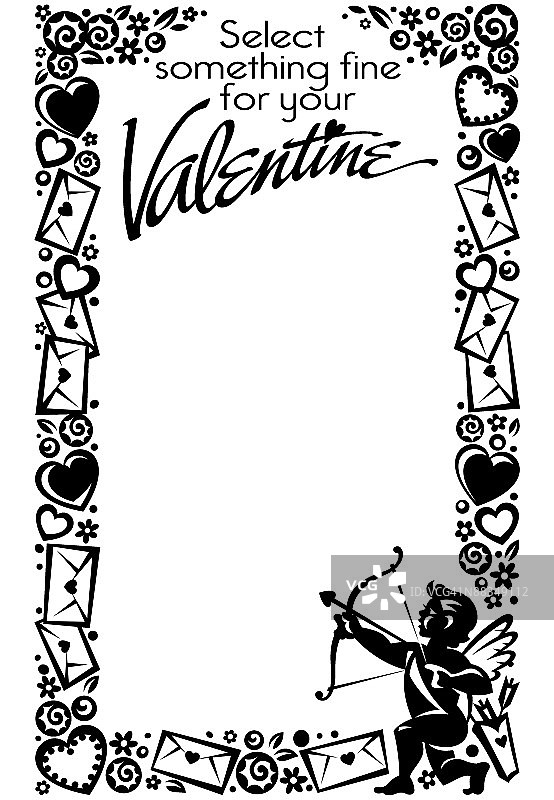 边框标题情人节精选元素图片素材