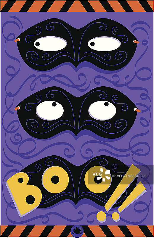 面具，Boo分层颜色Illustrator Ver. 5图片素材