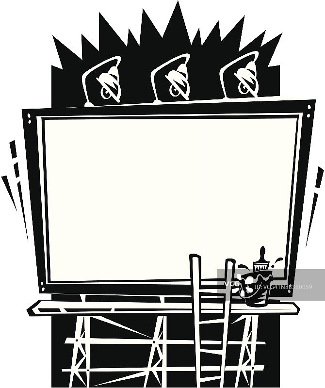 分层广告牌（颜色可选，020C9803）图片素材