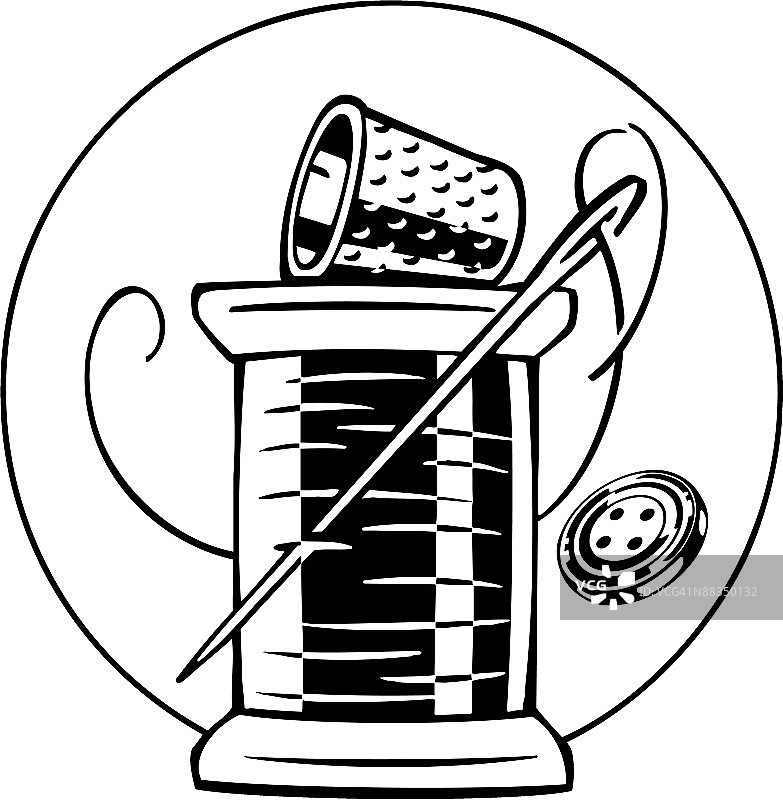 缝纫元素图片素材