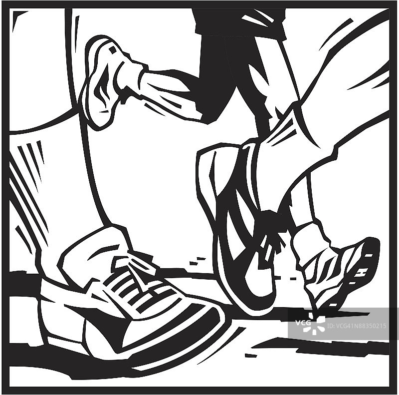 越野跑的脚图片素材