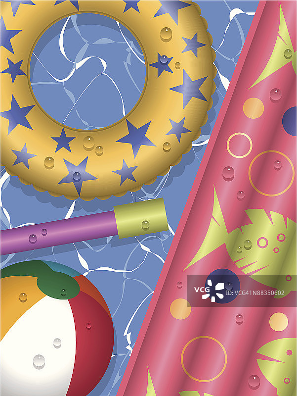 泳池漂浮物纹理图片素材