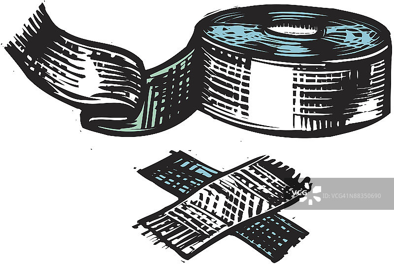 彩色胶带图片素材