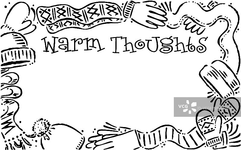 冬季服装边框banner图片素材