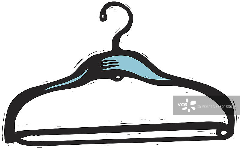 彩色衣架图片素材