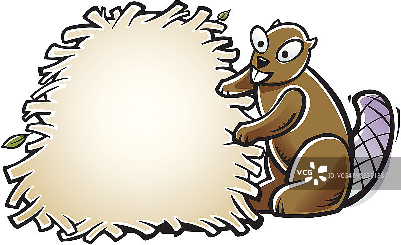 海狸水坝结构图片素材