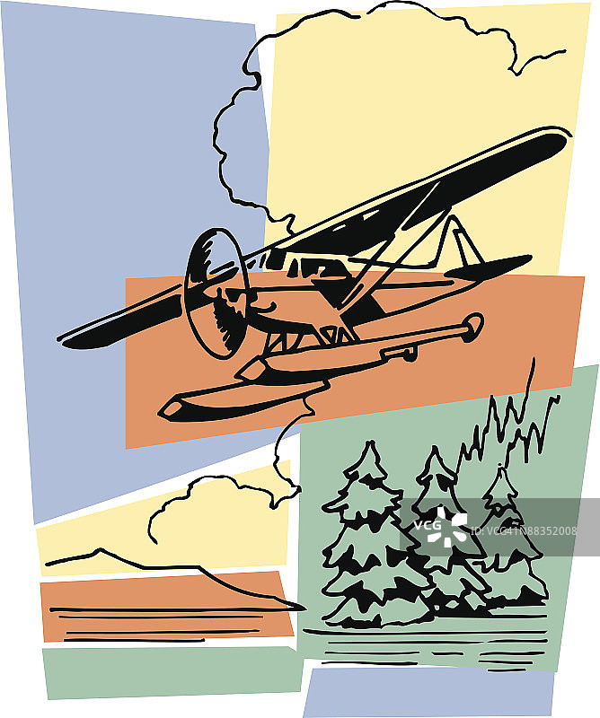 水上飞机图片素材