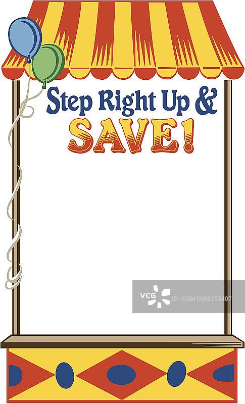 边框标题特价票亭颜色图片素材