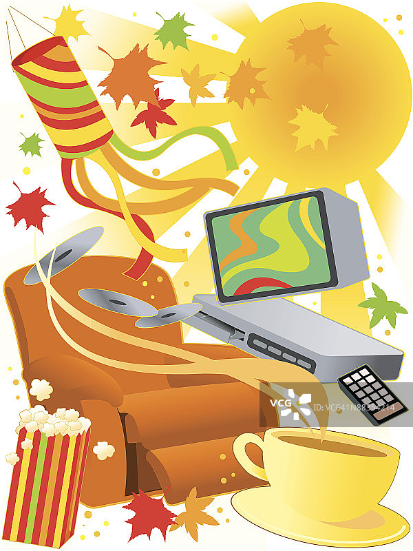 十月元素纹理图片素材