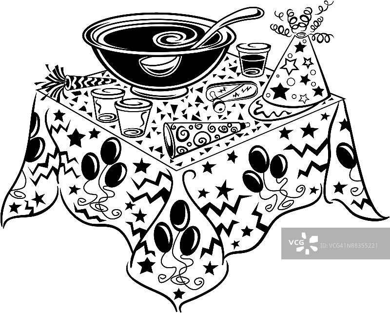 派对餐桌装饰图片素材