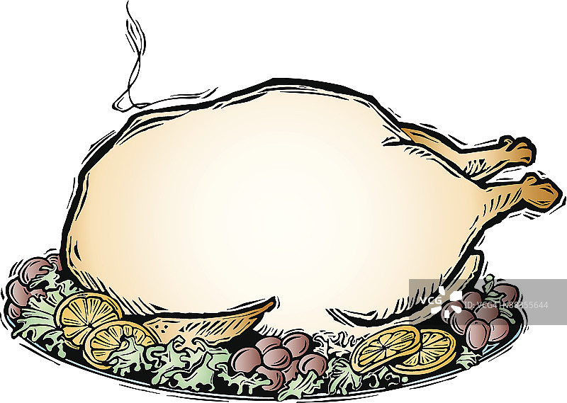 感恩节火鸡榫头图片素材