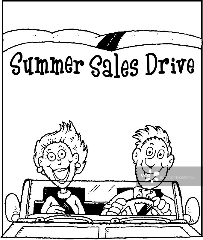 边框，标题，夏季促销图片素材