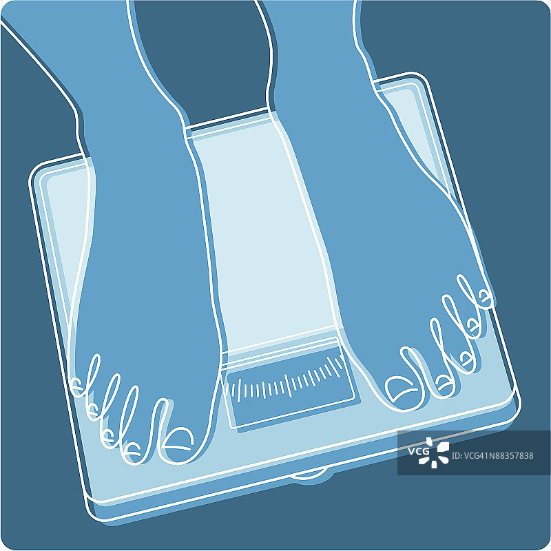 秤上的脚图片素材