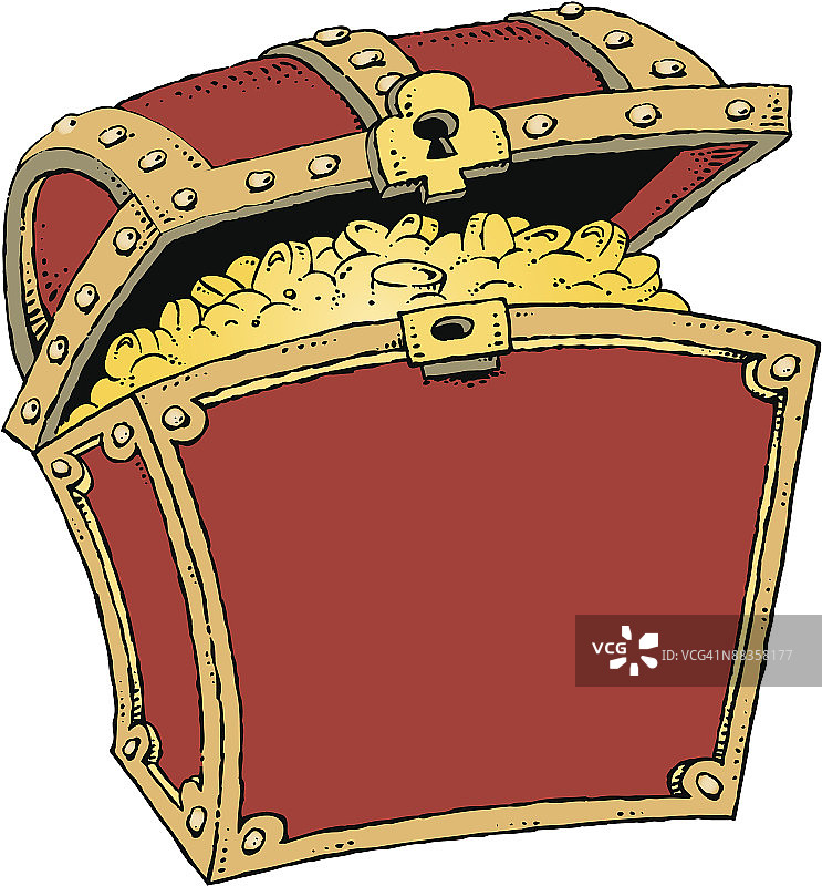 边框，宝箱配色图片素材