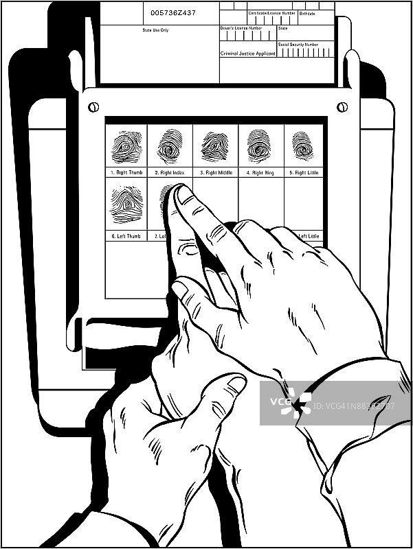 指纹识别，分组元素图片素材