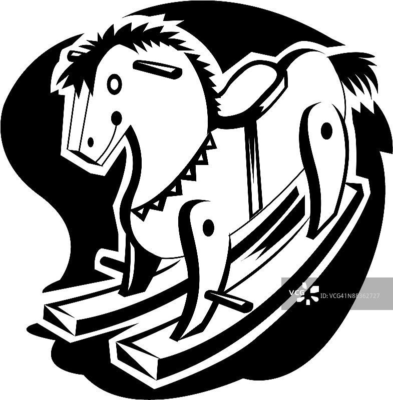 摇摇马图片素材