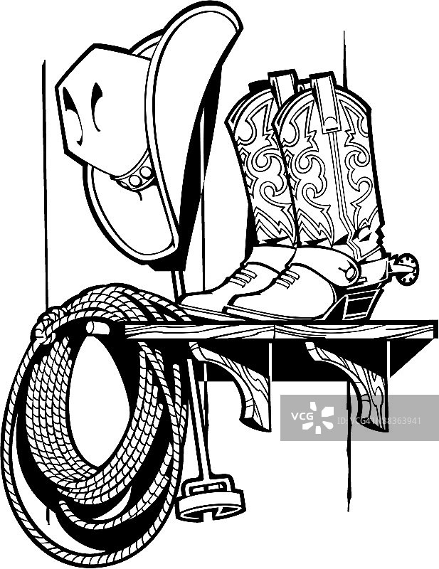 牛仔静物，组合元素图片素材