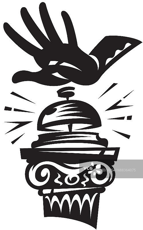 手摇铃铛图片素材