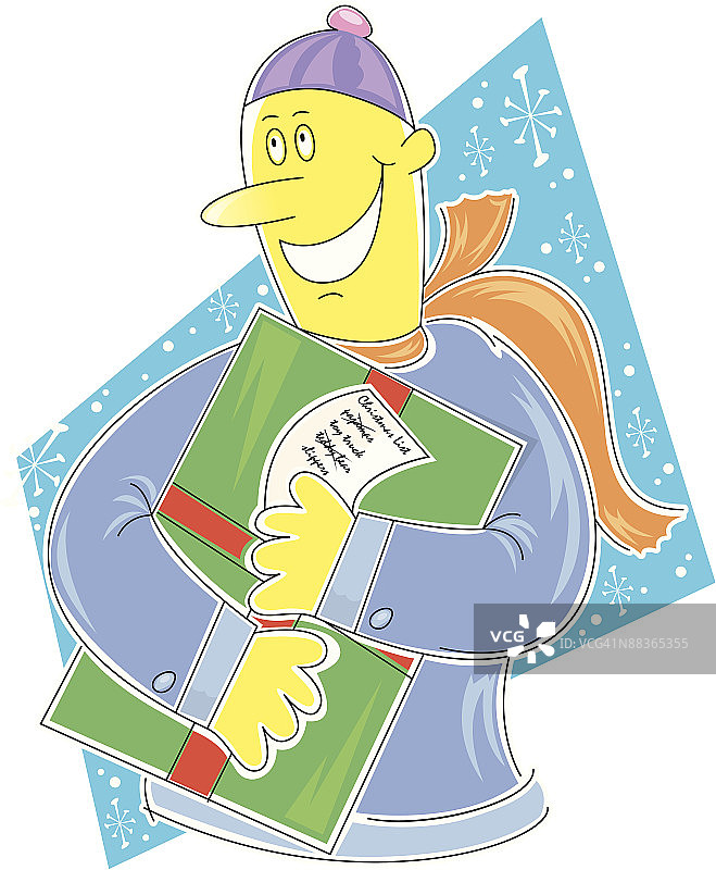 carrying present图片素材