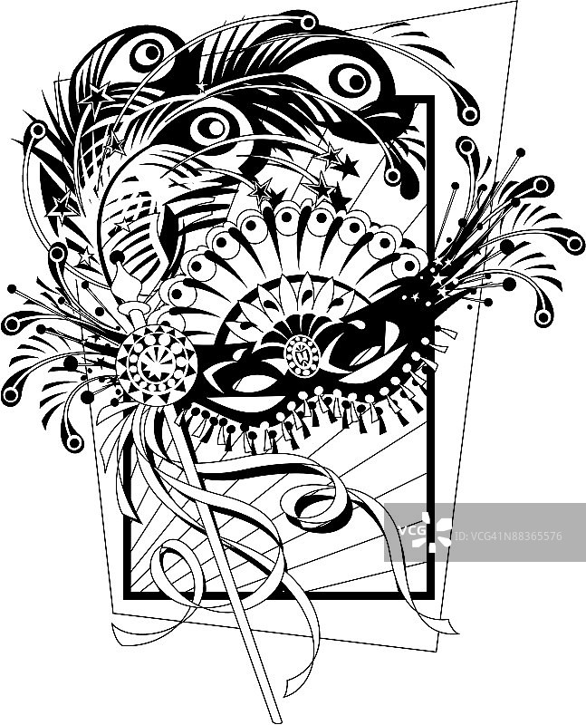 狂欢节面具图片素材