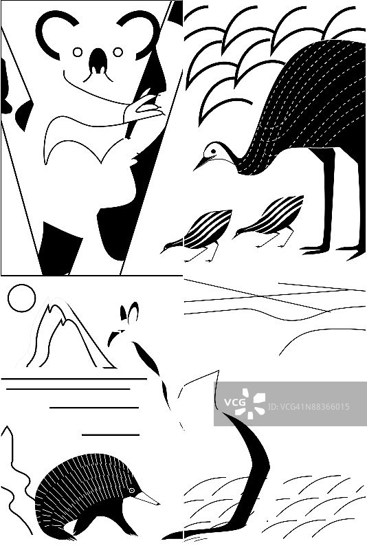 澳大利亚动物合集图片素材