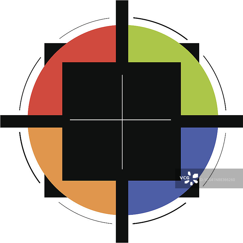 十字线图标图片素材